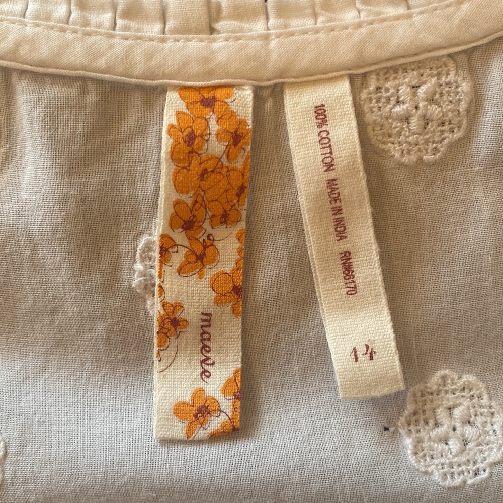 Anthropologie Maeve Eyelet Dress - Picture 11 of 12